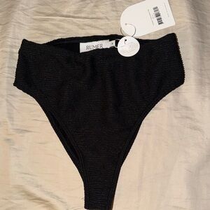 RUMER the label high waist bikini bottoms